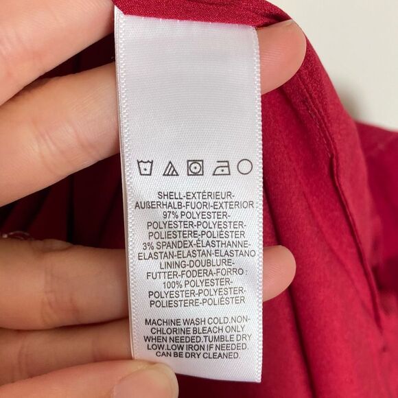 Dress The Population Anita Dress Garnet Deep Red  Size Small NWOT - Picture 13 of 14